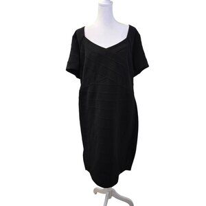 Torrid V-Neck Short Sleeve Bandage Dress Size Torrid 3/3XL